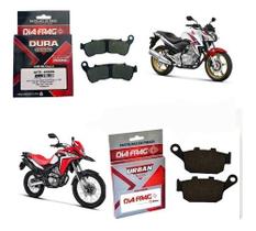 Kit Pastilha De Freio Dianteira Traseira Cb 300r Abs Diafrag