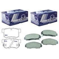 Kit pastilha de freio dianteira + traseira - honda civic lxr 1.8 2012 2013 2014 2015 2016 2017 - kit00070