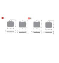 Kit pastilha de freio dianteiro bmw s1000rr gold fren