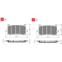 Kit pastilha de freio dianteiro honda africa twin