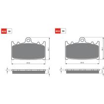 Kit pastilha de freio dianteiro kawasaki versys 1000