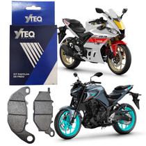Kit pastilha de freio dianteiro (y-teq) r3 mt03 2016-2026 Kit pastilha de freio dianteiro (y-teq) r3 mt03 2016-2026