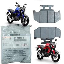 Kit pastilha de freio traseira fazer fz15 abs original yamaha 2023 2024 Kit pastilha de freio traseira fazer fz15 abs original yamaha 2023 2024