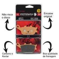 Kit Pastilha de Freio Traseiro Para Moto Potenza GTForza Kevlar-Carbonio (PTZ174GT) Kit Pastilha de Freio Traseiro Para Moto Potenza GTForza Kevlar-Carbonio (PTZ174GT)