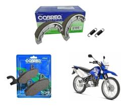 Kit Pastilha Dianteira + Lona Traseira Cobreq Xtz 125