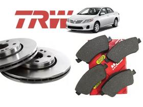 Kit pastilha disco de freio corolla 2009 a 2014 trw dianteir Kit pastilha disco de freio corolla 2009 a 2014 trw dianteir