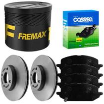 Kit Pastilha Disco Diant Ventilado Onix Plus Cobreq Fremax