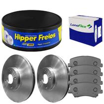 Kit Pastilha Disco Dianteiro HB20 1.0 Hipper Freios Lonaflex Kit Pastilha Disco Dianteiro HB20 1.0 Hipper Freios Lonaflex