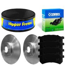Kit Pastilha Disco Dianteiro Kwid 1.0 Hipper Freios Cobreq