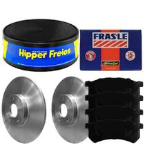 Kit Pastilha Disco Dianteiro Kwid 1.0 Hipper Freios Fras-le