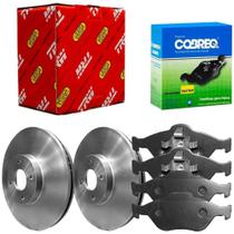 Kit Pastilha Disco Dianteiro Ventilado EcoSport 2009 a 2011