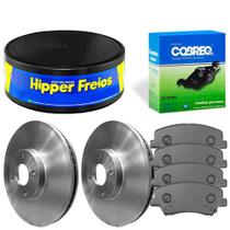 Kit Pastilha Disco Dianteiro Ventilado HB20 Hipper Freios Kit Pastilha Disco Dianteiro Ventilado HB20 Hipper Freios