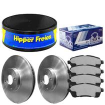 Kit Pastilha Disco Dianteiro Ventilado Ka 1.5 2018 a 2021 Sy