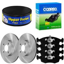 Kit Pastilha Disco Dianteiro Ventilado Strada 1.8
