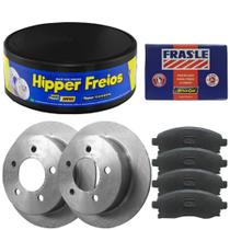 Kit Pastilha Disco Focus 2.0 16v 2009 a 2011 Traseiro Teves Frasle