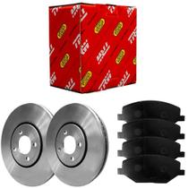 Kit Pastilha Disco Freio Aircross 2010 a 2020 Dianteiro Ventilado Girling Bosch TRW