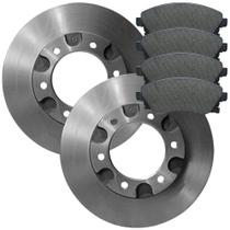 Kit Pastilha Disco Freio Chevrolet D20 94 a 96 Dianteira Ventilado Bendix Frasle