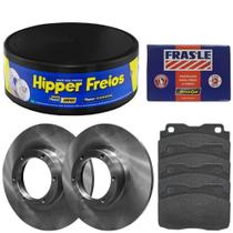 Kit Pastilha Disco Freio Corcel 75 a 83 Dianteira Sólido Bendix Frasle