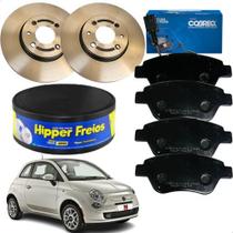 Kit Pastilha Disco Freio Fiat 500 2011 A 2015 Dianteiro Trw.