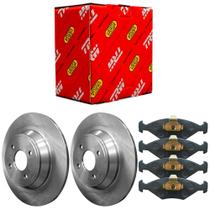 Kit Pastilha Disco Freio Fiat Premio 85 a 93 Dianteiro Sólido TRW