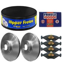 Kit Pastilha Disco Freio Fiat Tempra 95 a 99 Dianteiro Teves Frasle