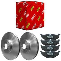 Kit Pastilha Disco Freio Ford Ecosport 2009 a 2012 Dianteiro Ventilado TRW