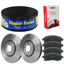 Kit Pastilha Disco Freio Ford Transit 2.4 2009 a 2011 Traseiro Knorr Willtec