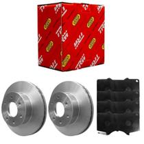 Kit Pastilha Disco Freio Hilux SW4 2002 a 2005 Dianteiro Ventilado Sumitomo TRW