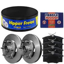 Kit Pastilha Disco Freio S10 95 a 97 Dianteira Ventilado Varga Frasle