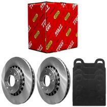 Kit Pastilha Disco Freio Vectra 93 a 2007 Dianteiro Ventilado Teves TRW