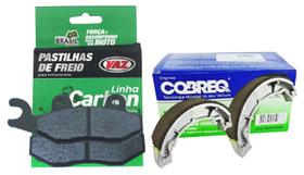 Kit Pastilha e Lona Suzuki Yes 125/ GSR 125 Vaz