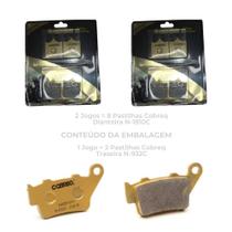 Kit Pastilha Freio Cerâmica Dianteira e Traseira Cobreq N-1810C x2 e N-932C BMW S1000 RR R Kit Pastilha Freio Cerâmica Dianteira e Traseira Cobreq N-1810C x2 e N-932C BMW S1000 RR R