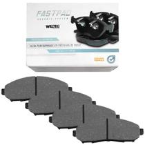 Kit Pastilha Freio Cerâmica Nissan Frontier 2008 a 2016 Dianteira Fastpad Willtec
