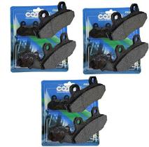 Kit pastilha freio cobreq d/t n1800 dafra citycom 300 - 3 peças Kit pastilha freio cobreq d/t n1800 dafra citycom 300 - 3 peças