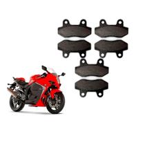 Kit Pastilha Freio Comet 250 650 Dianteiro Traseiro Cobreq