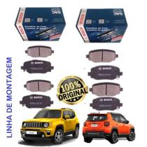 Kit Pastilha Freio Diant Tras Jeep Renegade 2017 2018 Bosch