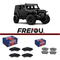 Kit Pastilha Freio Dianteira + Traseira Jeep Wrangler 0712