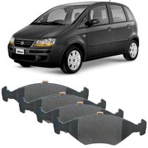 Kit Pastilha Freio Fiat Idea 2005 a 2009 Dianteira Teves Syl
