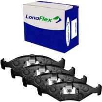 Kit Pastilha Freio Fiat Palio Siena 96 a 2017 Dianteira Lonaflex P60