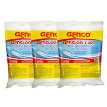 Kit pastilha genclor t-200 com 10 unidades - GENCO