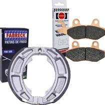 Kit Pastilha + Lona Freio Yes 125/ Gsr 150i Fischer/Fabreck