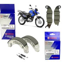 Kit pastilha + patim lona freio crosser 150 2014 2015 2016 2017 - Y-teq