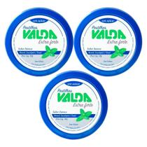 Kit Pastilha Valda Extra Forte Com 3 Latas De 50g Cada