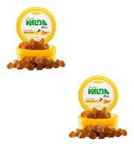 Kit Pastilha Valda Mais Própolis E Gengibre Com 2 Latas De 50g Cada