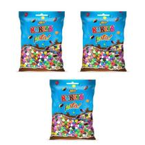 Kit Pastilhas de Chocolate Tipo Disqueti Confeitos Sortidos