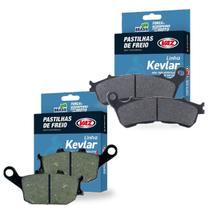 Kit Pastilhas de Freio Cb 300r Abs 2009 A 2015 Xre 300 Abs 2009 A 2018 Vaz