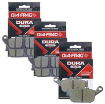 Kit Pastilhas de Freio Cb 500x 2023 2024 Diafrag Dura Tech (Semimetálica) Kit Pastilhas de Freio Cb 500x 2023 2024 Diafrag Dura Tech (Semimetálica)