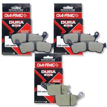 Kit Pastilhas de Freio Cb 600f Hornet Abs 2008 A 2014 Diafrag Kit Pastilhas de Freio Cb 600f Hornet Abs 2008 A 2014 Diafrag