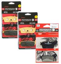 Kit Pastilhas de Freio Cb 600f Hornet Sem Abs 2008-2014 Potenza Kit Pastilhas de Freio Cb 600f Hornet Sem Abs 2008-2014 Potenza