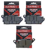 Kit Pastilhas de Freio Cb 600f Hornet Sem Abs 2008 A 2014 Diafrag Kit Pastilhas de Freio Cb 600f Hornet Sem Abs 2008 A 2014 Diafrag